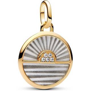 Pandora Charm - Sonnenaufgang Medaillon - 763859C01 - gold