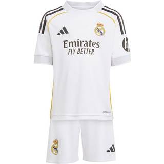 Real Madrid 25/26 hjemmebane-minisæt til børn - White - 92