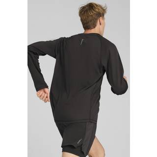PUMA Run Velocity LS Tee, Str. XL, Sort - Let og åndbar løbetrøje til mænd