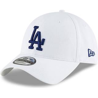LA Dodgers MLB Core Classic White 9TWENTY Adjustable Cap newera adult unisex White newera adult unisex White newera adult unisex White newera adult un - Osfm
