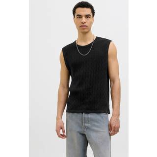 Ensfarvet Strikket T-shirt