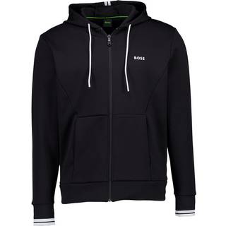 BOSS Green Herren Sweatjacke schwarz unifarben