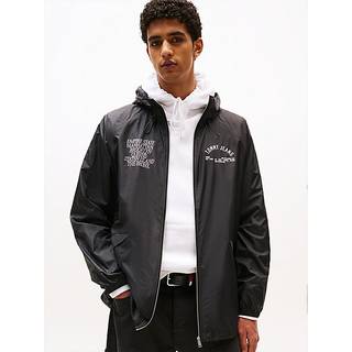 Water Resistant Back Logo Relaxed Windbreaker