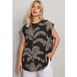 Yours Curve Yours Curve Black Oversized Boxy Vest