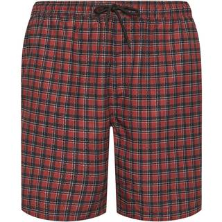 BadRhino Big & Tall BadRhino Big & Tall Red Leaf Tartan Swimshorts