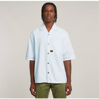 Track Relaxed Shirt - Light blue - Men