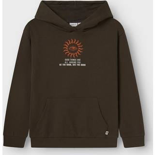NAME IT Hoodie Lanton Turkish Coffee