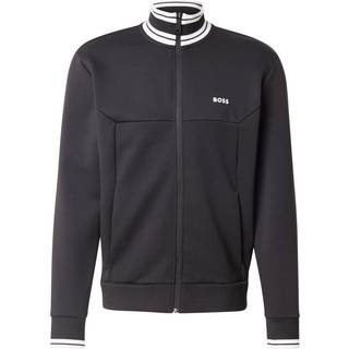 BOSS Green Herren Sweatjacke schwarz unifarben