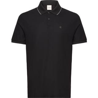 Calvin Klein Pique Polo T Shirt Black
