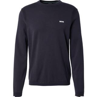 BOSS Ever X Crew Neck Jumper Dark Blue