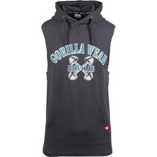 Gorilla Wear Chico S/L Hooded T-shirt, L, Dark Grey