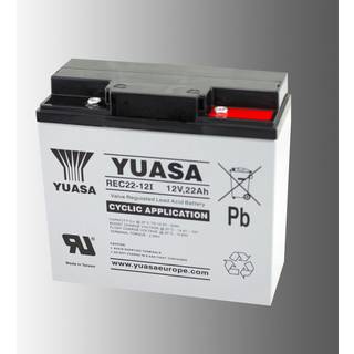 YUASA Blybatteri REC22-12I Cyklisk