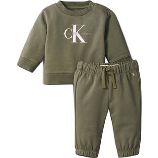 Newborn Terry Logo Tracksuit - Green - 4 Yrs