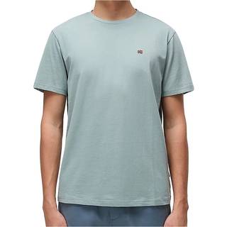 Napapijri Salis Sum Logo T Shirt Green