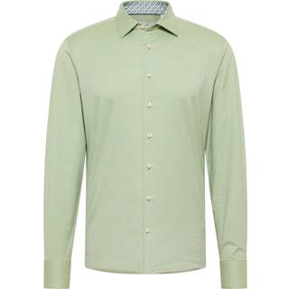 SLIM FIT Shirt in sage green plain