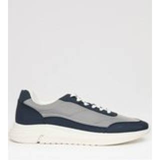 Threadbare Threadbare Retro Paneled Court Trainers