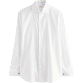 Next Signature Premium 100% Bomuld Textured Smart Skjorter - EU 36 Almindelig