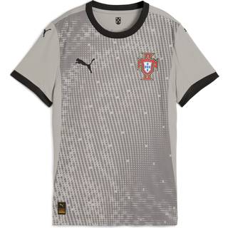 Women&#39;s Puma Portugal 2025 Goalkeeper Short Sleeves Jersey, Gray, Size L, Sport - Black - L