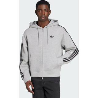 adidas Adicolor Spacer oversize-hættetrøje - Medium Grey Heather