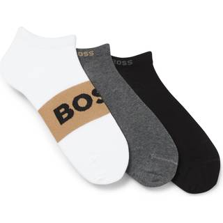 Pakke med tre par strømper med ankellængde i bomuldsblanding