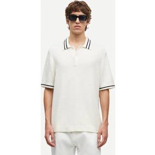 Samsøe Samsøe - Sapedro Polo 15628 - T-shirts til mænd - Clear Cream - XL