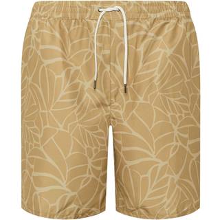 BadRhino Big & Tall BadRhino Big & Tall Brown Halle Abstract Swim Shorts