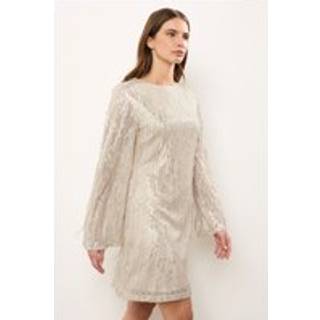 Star by Julien MacDonald Star by Julien MacDonald Silver Tassel Sequin Tunic Dress