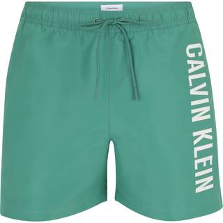 Medium Drawstring Swim Shorts - Intense Power - Green - M