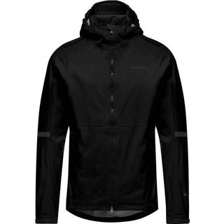 Cykeljakke GOREWEAR Lupra GORE-TEX 2.0 Hættet Jakke Mænd Sort