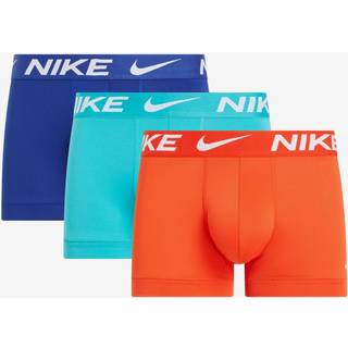 Nike Essential Micro Trunk Boxer Shorts 3 Pack Men - Red, Turquoise, Size M - red