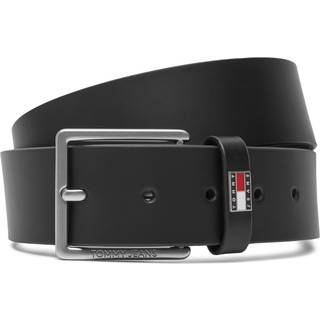 Logo Plaque Leather Belt