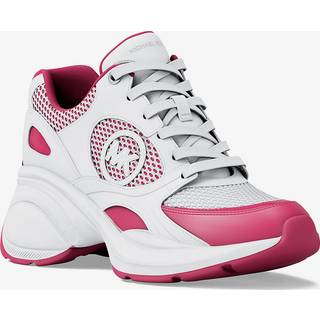 MK Zuma Leather and Mesh Trainer - Pink - Michael Kors - EU 40.5