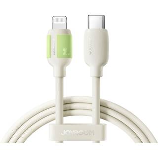 Joyroom 30 W hurtigopladningsdatakabel USB-C til Lightning, 1,2 m - Beige