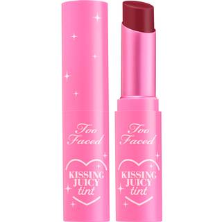 Too Faced - Kissing Juicy Tint - Tonet Læbepomade - Kissng Juicy Lip Tint - Raspberry 3gm - For Women