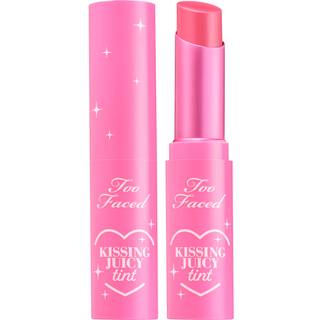 Too Faced - Kissing Juicy Tint - Tonet Læbepomade - Kissng Juicy Lip Tint - Bubblegum 3gm - For Women - Pink