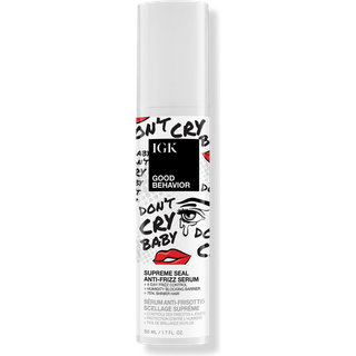 IGK Good Behavior Anti-Frizz Smoothing Serum - Boosts Shine forsegler fugt UV- og varmebeskyttelse til trt krus-tilbjeligt hr 1,3 oz