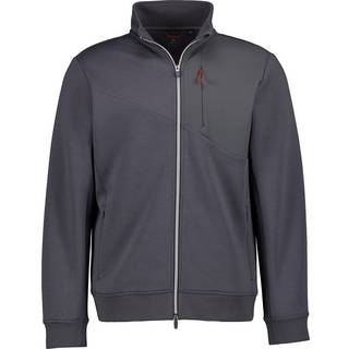 BOGGI MILANO Herren Sweatjacke grau unifarben