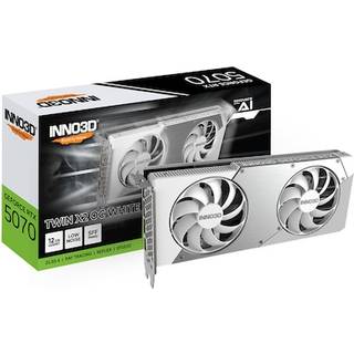 Inno3D GeForce RTX 5070 Twin X2 OC White - 12GB GDDR7 RAM - Grafikkort