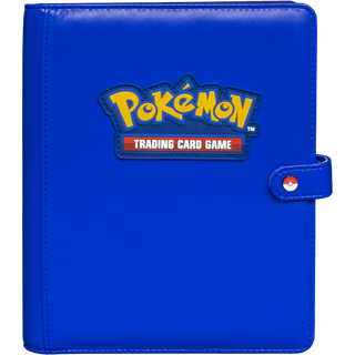 Premium Blue 4-Pocket Snap Binder for Pokémon