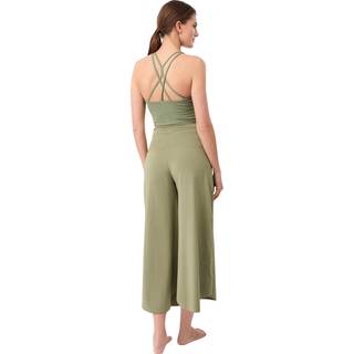 Mandala Women's Cross Top Top Damer størrelse L farve olivengrøn