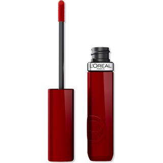 L'Oreal Paris Ufejlbarlig Lak Resistance Flydende Lbestift 16HR Langvarig Lip Makeup med laklignende glans og Zero Transfer 520 Berry Bordeaux