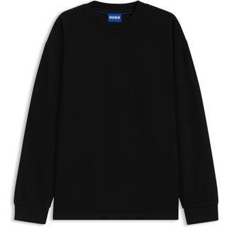 T-shirt i bomuldsblanding med vaffelstruktur