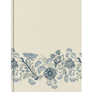 Csb Notetaking Bible, Large Print Edition, Cream Floral Cloth over Board