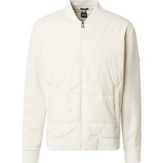 BOSS BLACK Skiles Hybrid Full Zip Open White