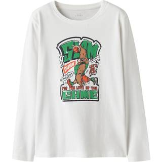 NAME IT Bluse Vux Bright White Slam Game