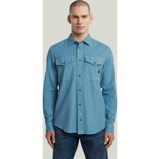 Marine Slim Shirt - Medium blue - Men