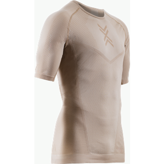 X-Bionic Xceed Run Shirt S/S Løbeshirt Herrer størrelse M farve brun/grå