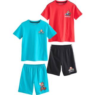 Next Kort 100% bomuldspyjamas 2 Pakke (3-16år)