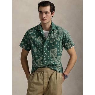 Ralph Lauren Short Sleeved Linen Shirt Green