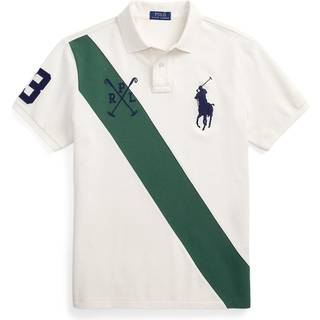 Polo Ralph Lauren Custom Slim Diagonal Stripe Polo Nevis/Washed Forest